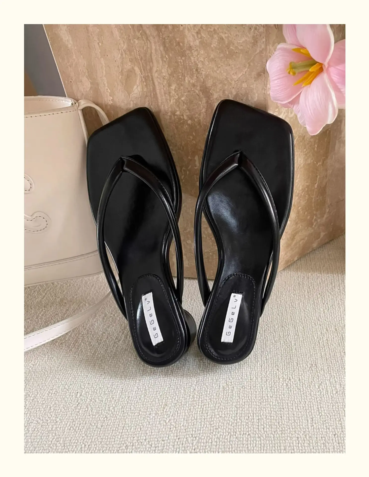 French Style Silver Flip Flops Women Summer — feature 24