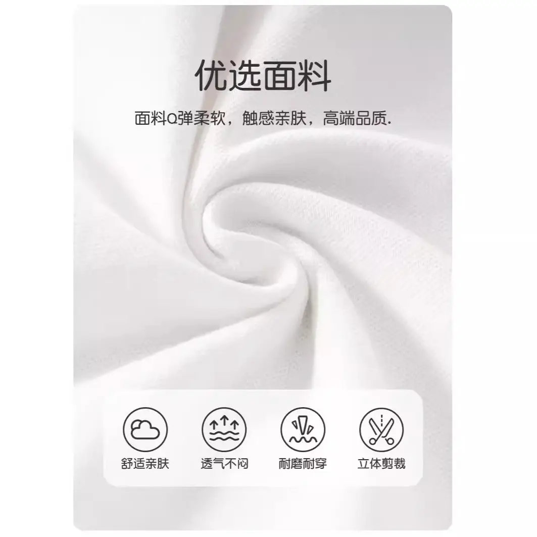 Duomengdou Boys Cotton Polo Shirt White 2025
