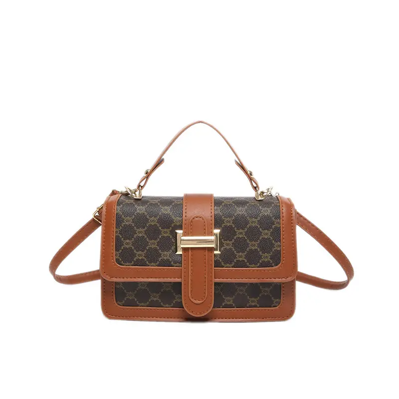 Vintage Brown Shoulder Bag for Women 2024 Spring Summer - Image 7
