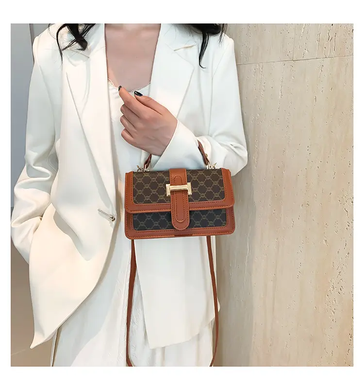 Vintage Brown Shoulder Bag for Women 2024 Spring Summer — feature 20