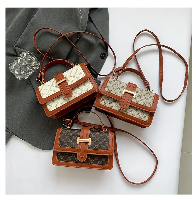 Vintage Brown Shoulder Bag for Women 2024 Spring Summer — feature 9