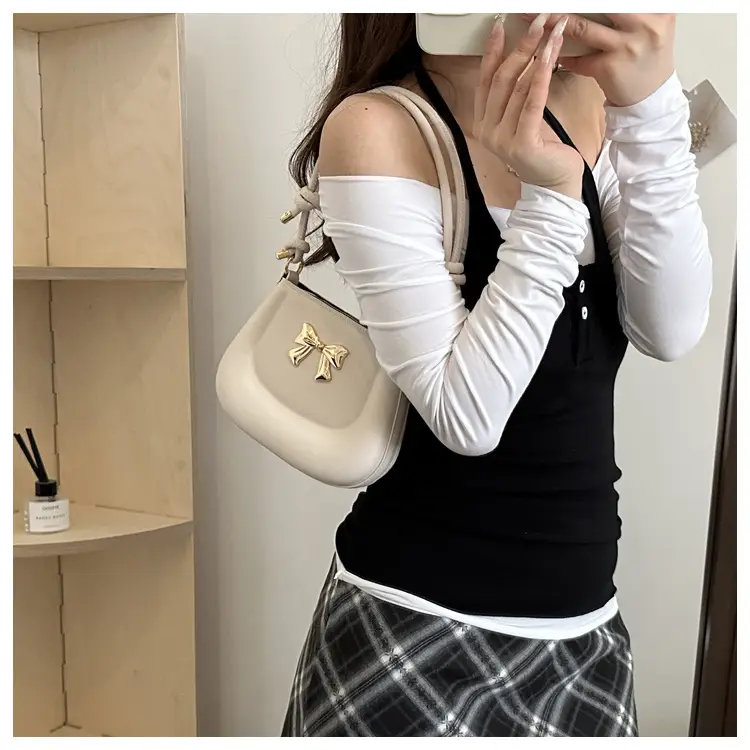 Women's Black Bow Crossbody Bag 2024 Summer — feature 21