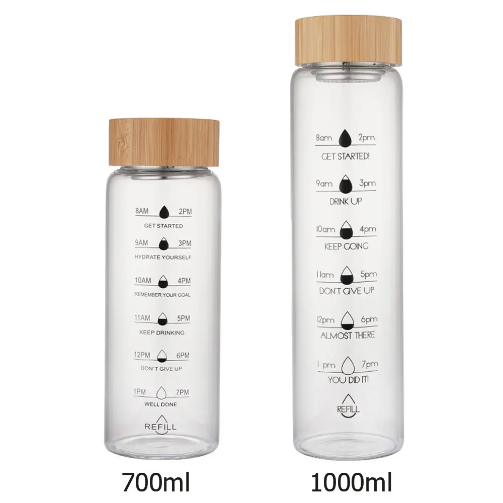 Large Capacity Water Cup 1000ml Tea Glass for Men and Women Portable Heat-resistant Student High Temperature Cup with Tea Partited - Image 5
