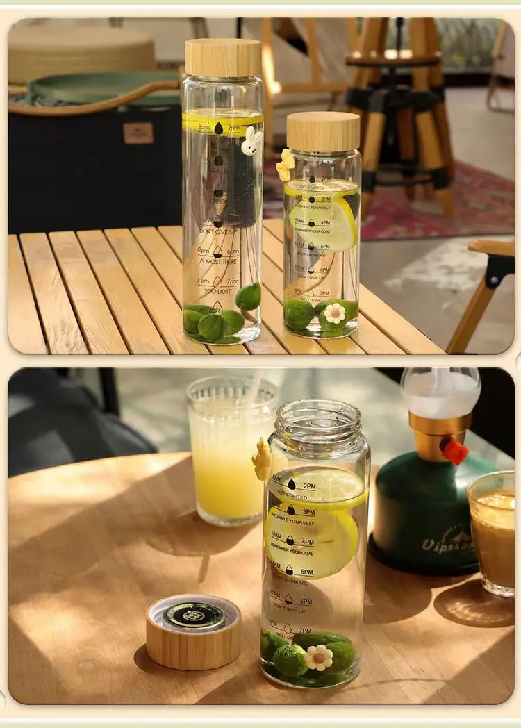 Large Capacity Water Cup 1000ml Tea Glass for Men and Women Portable Heat-resistant Student High Temperature Cup with Tea Partited — feature 6