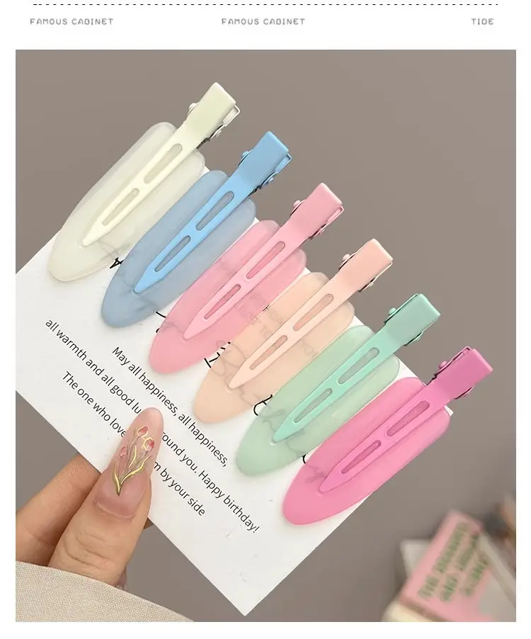 New 2024 Dopamine Colorful Hairpin Women's Seamless Hairpin Summer — feature 12