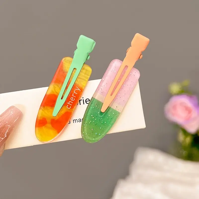 New 2024 Dopamine Colorful Hairpin Women's Seamless Hairpin Summer - Image 12