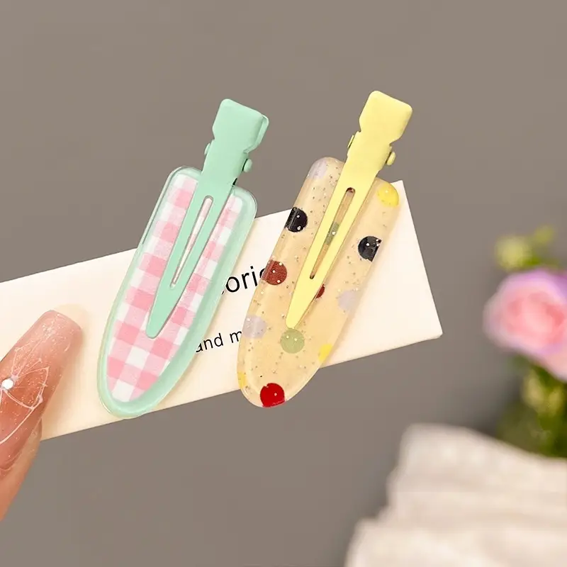 New 2024 Dopamine Colorful Hairpin Women's Seamless Hairpin Summer - Image 14
