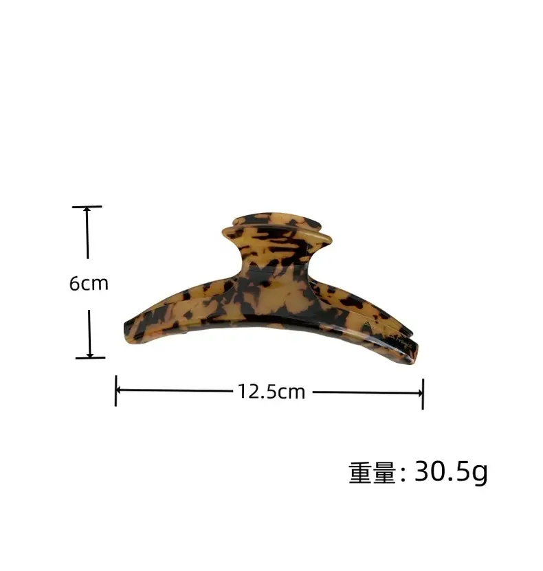 Traceless Retro French Style Hairpin with Acrylic Clip — feature 3