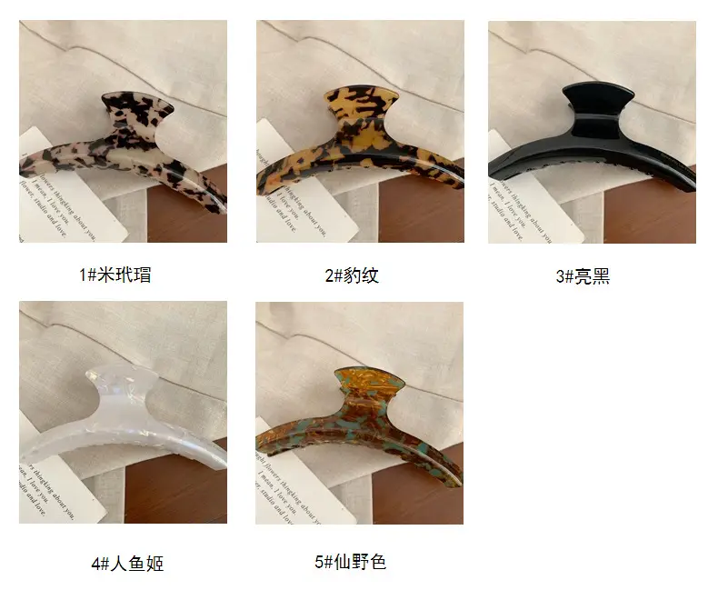 Traceless Retro French Style Hairpin with Acrylic Clip — feature 5