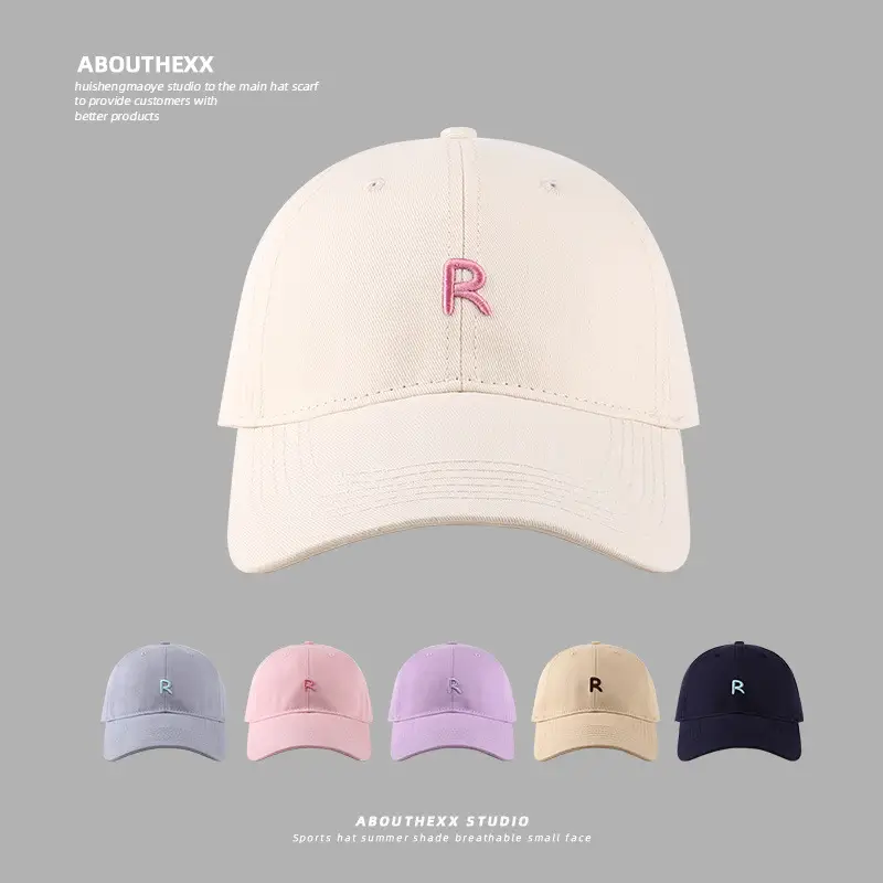 R Letter Embroidered Blue Baseball Cap for Boys Girls - Image 9