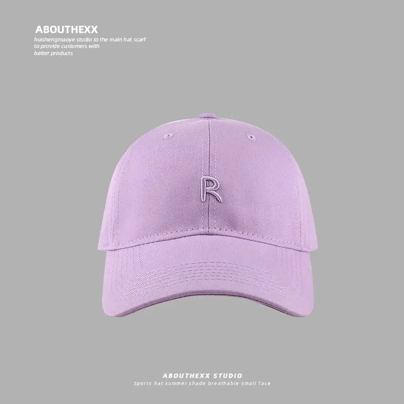 R Letter Embroidered Blue Baseball Cap for Boys Girls - Image 4