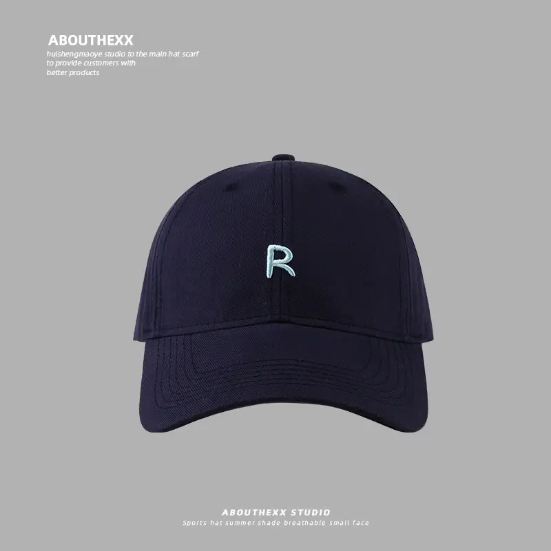 R Letter Embroidered Blue Baseball Cap for Boys Girls - Image 6