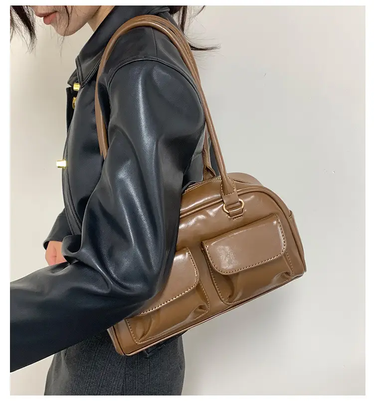 European & American PU Leather Shoulder Bag 2024 — feature 10