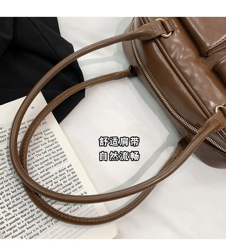 European & American PU Leather Shoulder Bag 2024 — feature 12