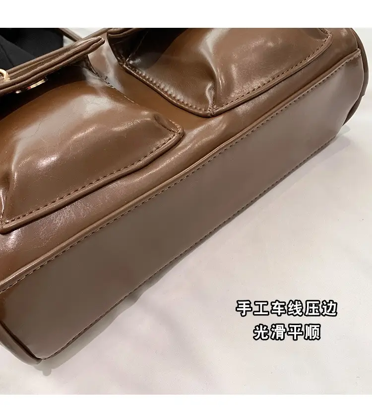 European & American PU Leather Shoulder Bag 2024 — feature 15
