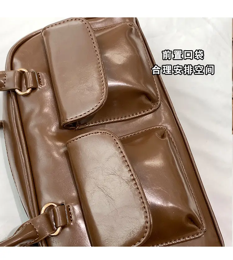 European & American PU Leather Shoulder Bag 2024 — feature 16