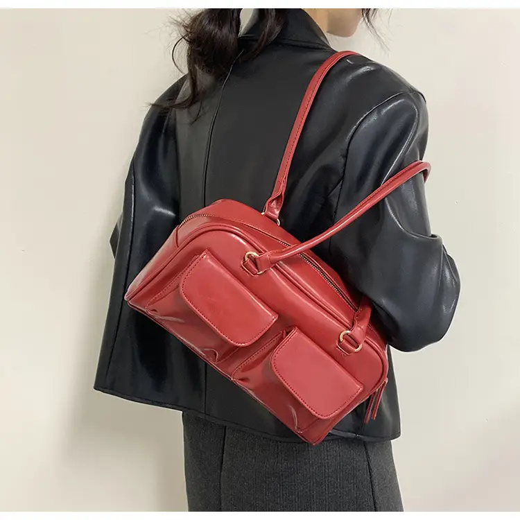 European & American PU Leather Shoulder Bag 2024 — feature 19