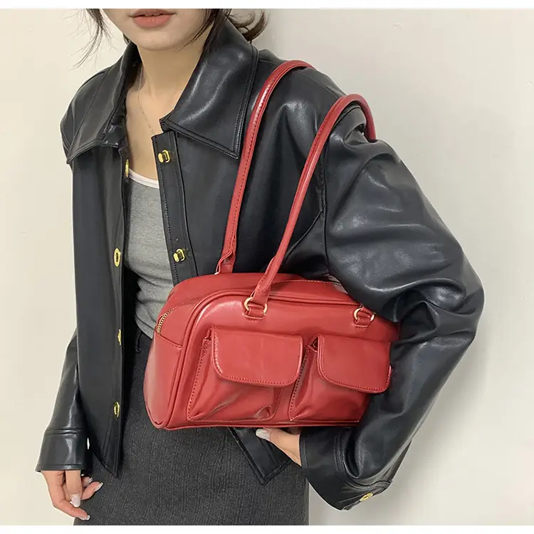European & American PU Leather Shoulder Bag 2024 — feature 20