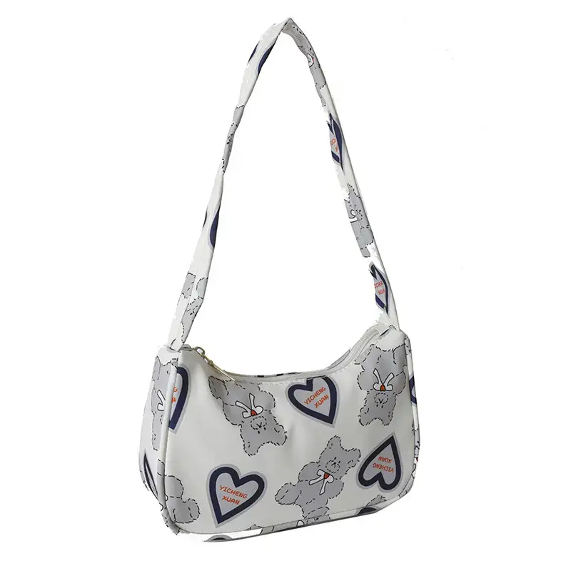 Women's Sweet Small Shoulder Bag with Teddy Bear - Image 11