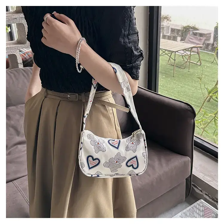 Women's Sweet Small Shoulder Bag with Teddy Bear — feature 12