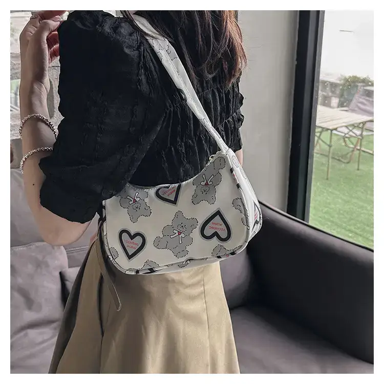 Women's Sweet Small Shoulder Bag with Teddy Bear — feature 14