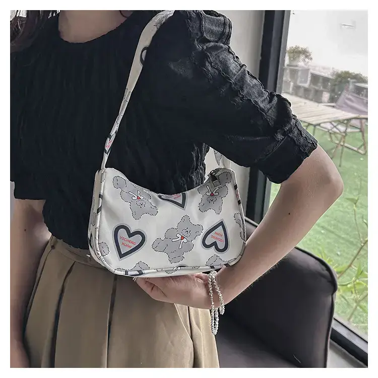 Women's Sweet Small Shoulder Bag with Teddy Bear — feature 15