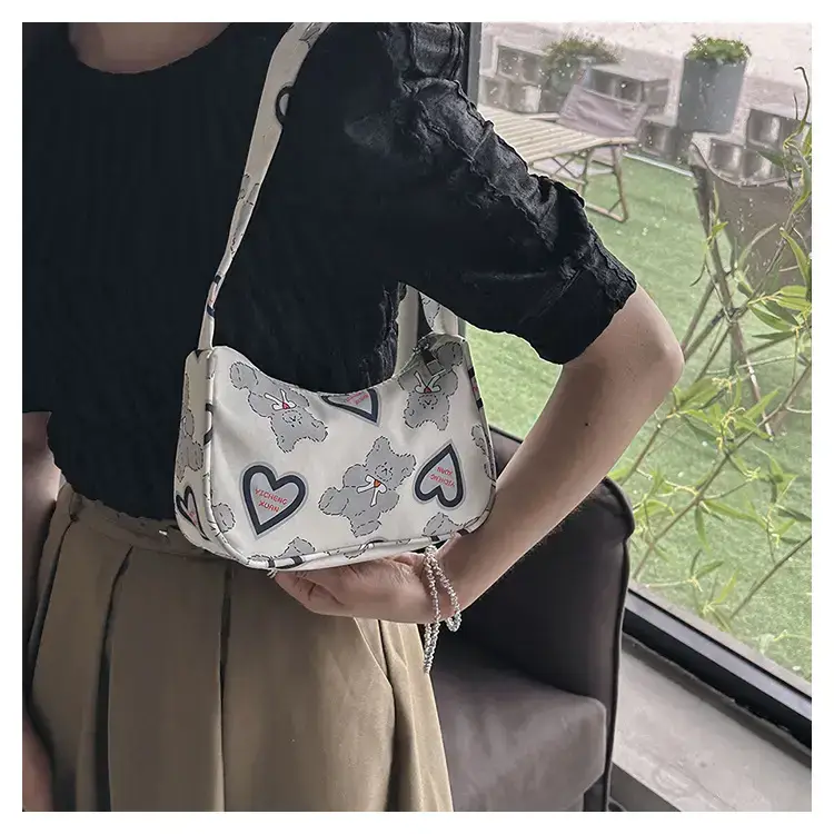 Women's Sweet Small Shoulder Bag with Teddy Bear — feature 16