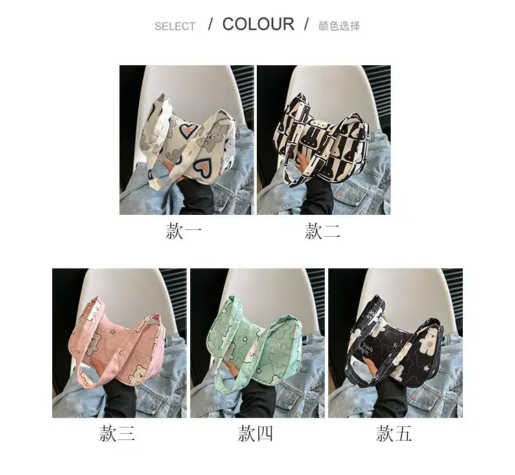 Women's Sweet Small Shoulder Bag with Teddy Bear — feature 2