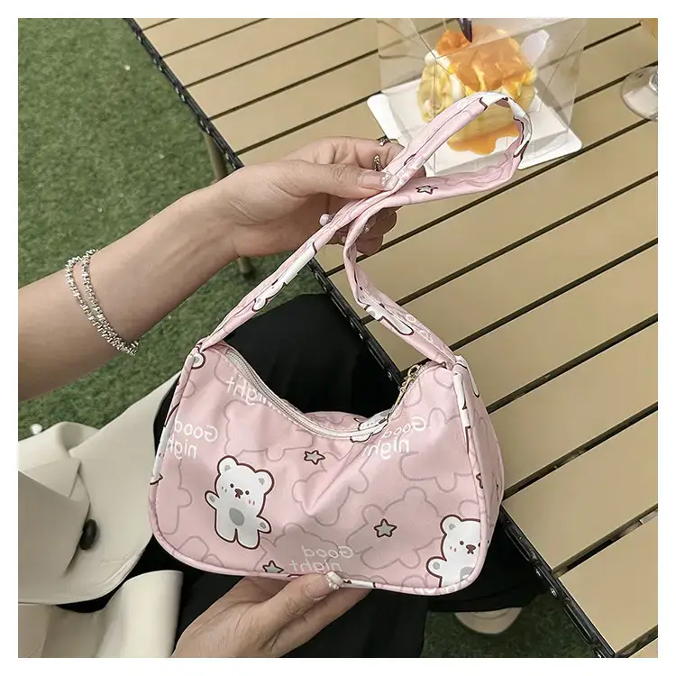Women's Sweet Small Shoulder Bag with Teddy Bear — feature 23