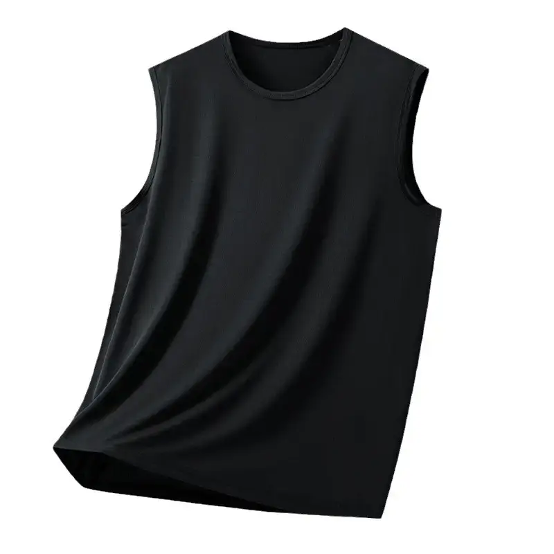 Men's Ice Silk Sleeveless Vest Multi Color Summer Wear - Image 13
