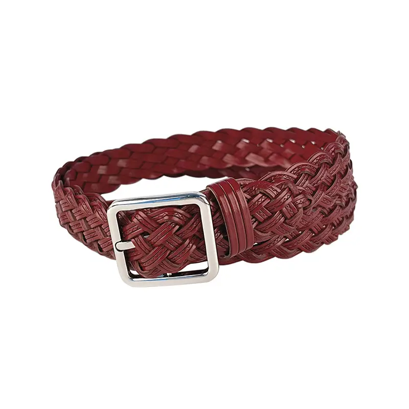 Hand-Woven Vintage Belt for Women with Cross-Border Design