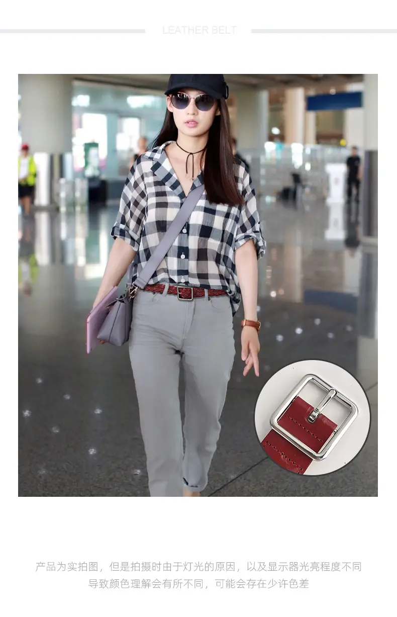 Hand-Woven Vintage Belt for Women with Cross-Border Design — feature 1