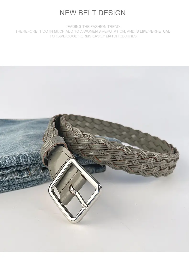 Hand-Woven Vintage Belt for Women with Cross-Border Design — feature 10