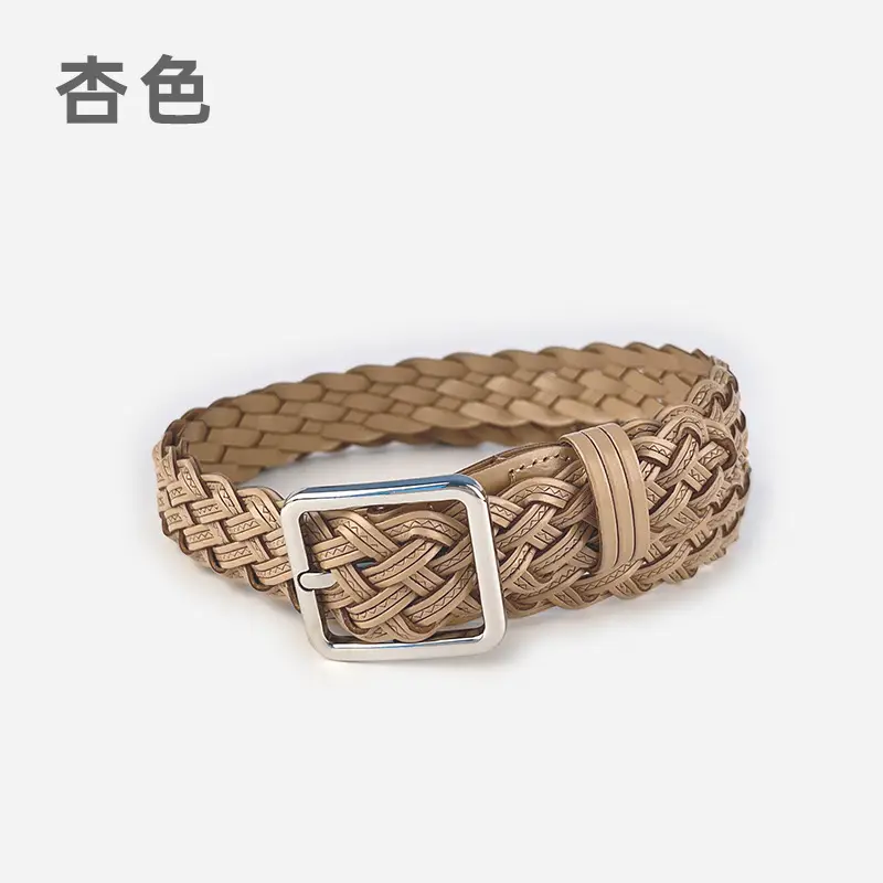Hand-Woven Vintage Belt for Women with Cross-Border Design