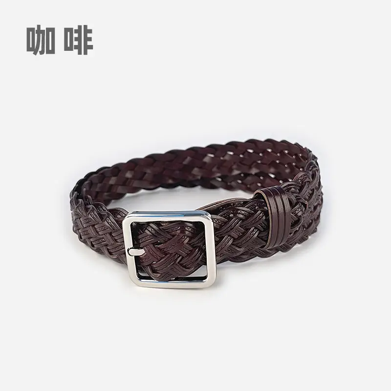 Hand-Woven Vintage Belt for Women with Cross-Border Design