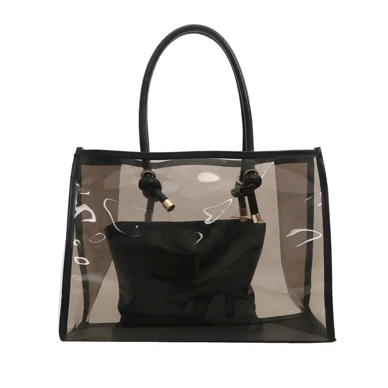 Transparent PVC Women's Large Shoulder Bag 2024 - Image 6