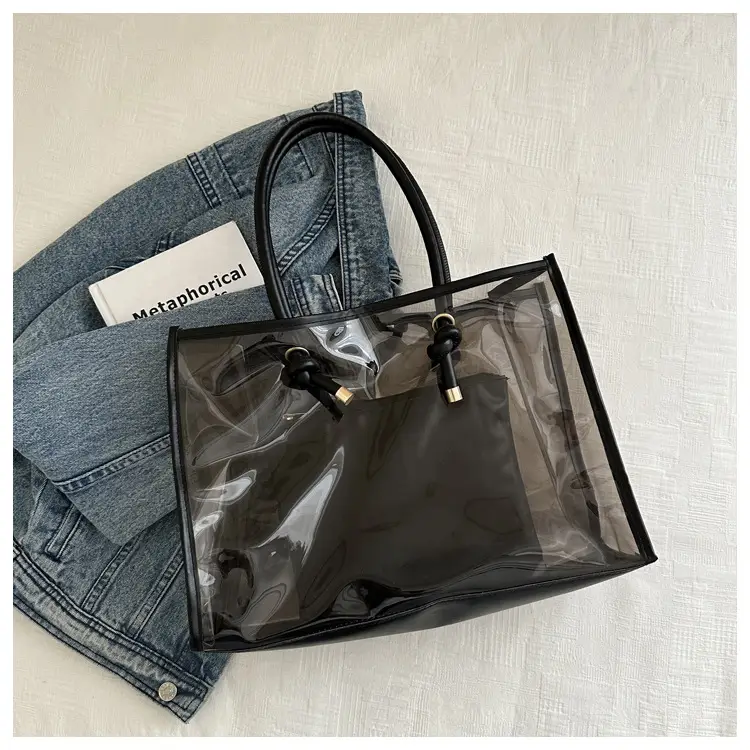 Transparent PVC Women's Large Shoulder Bag 2024 — feature 22