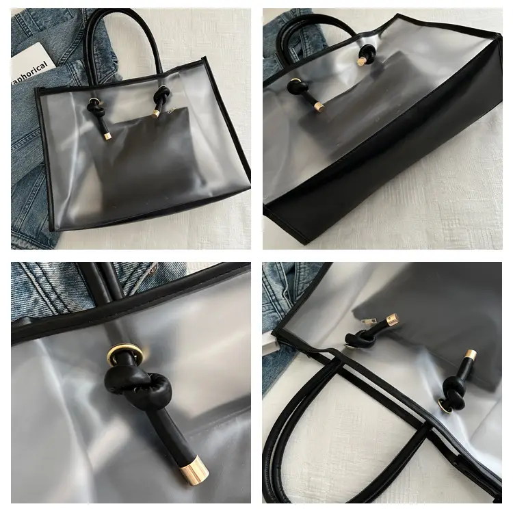 Transparent PVC Women's Large Shoulder Bag 2024 — feature 8
