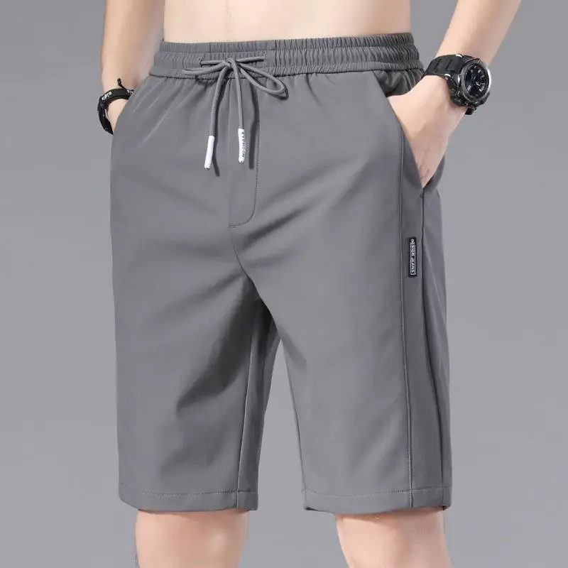 Men Ice Silk Casual Shorts Large Summer Pants - Image 8