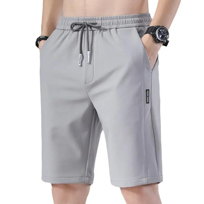 Men Ice Silk Casual Shorts Large Summer Pants - Image 9