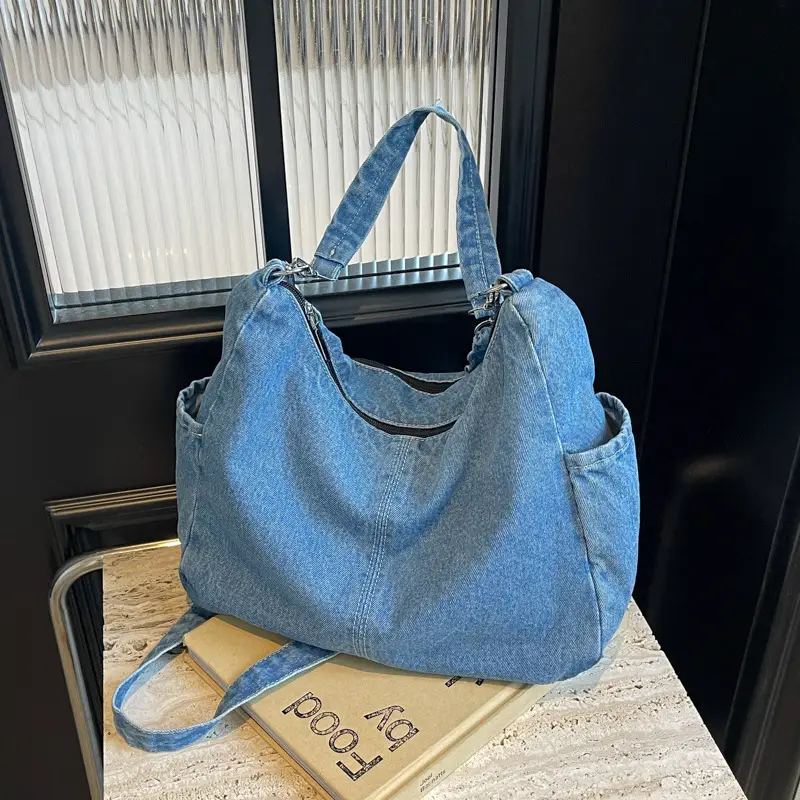 Denim Crossbody Bag 2026 Summer Retro Style - Image 3