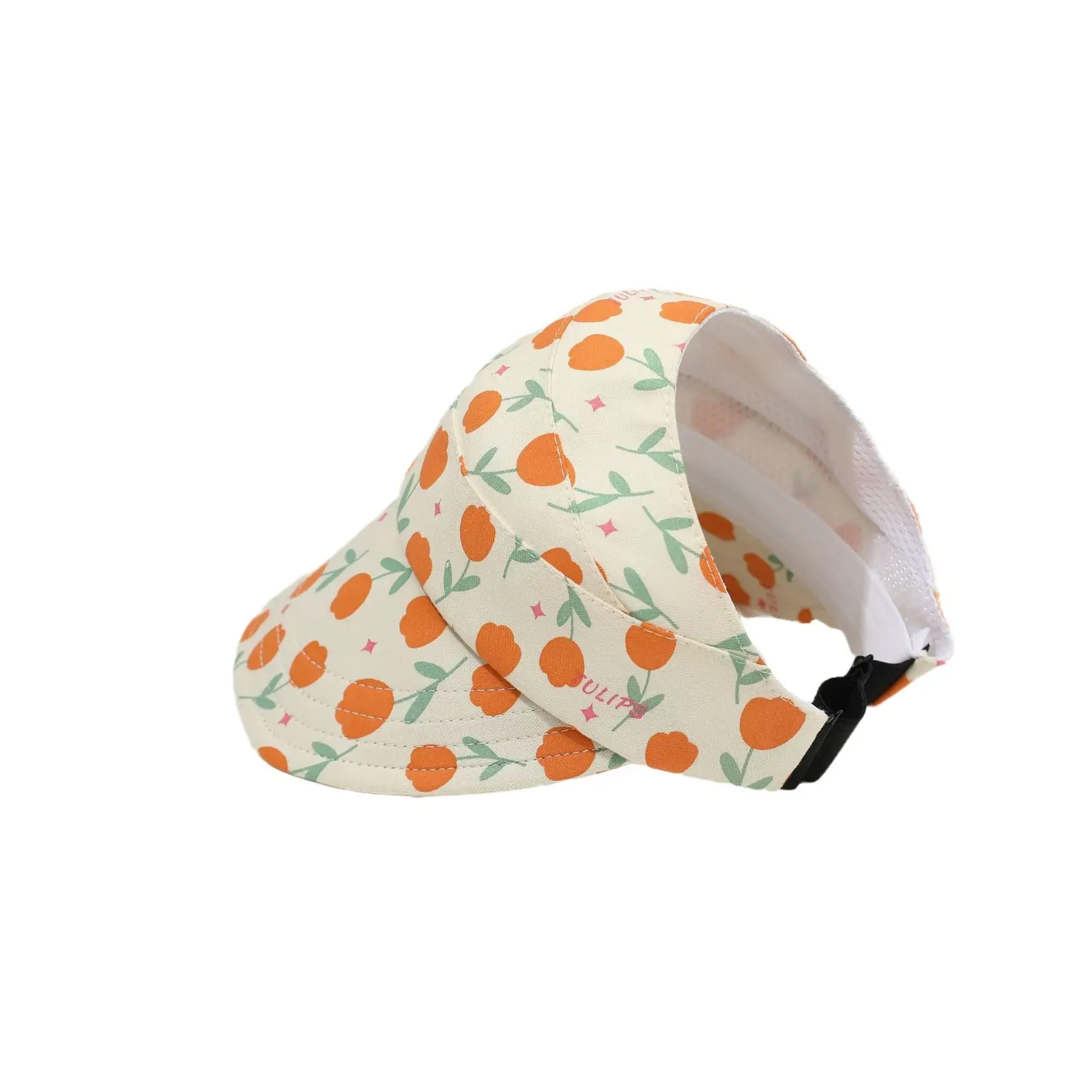 Girls Sunscreen Hat with Peacock Pattern - Image 8