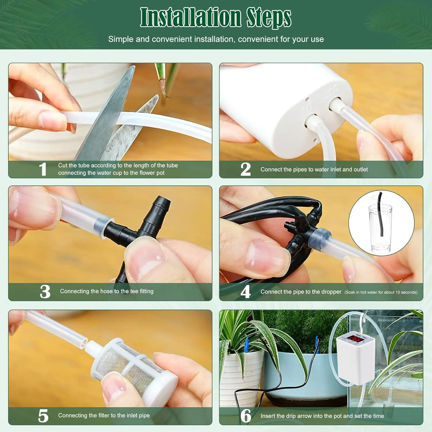 Solar Powered Automatic Watering System for 16 Plants — feature 12