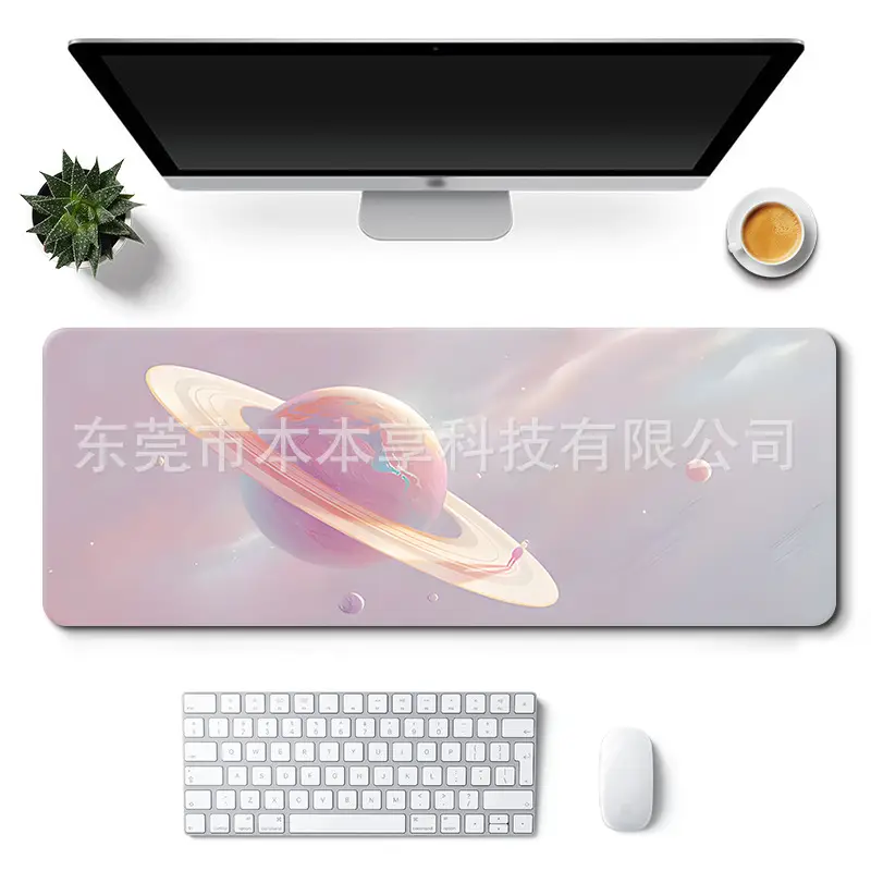 Landscape Mouse Pad Oversized Custom Simple Ins Style Cute Women's Office Desk Pad Non-Slip Keyboard Pad