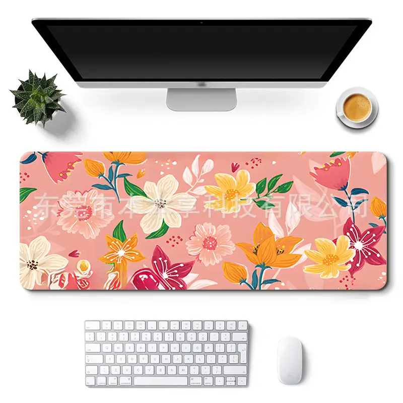 Landscape Mouse Pad Oversized Custom Simple Ins Style Cute Women's Office Desk Pad Non-Slip Keyboard Pad
