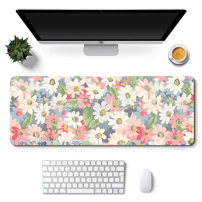 Landscape Mouse Pad Oversized Custom Simple Ins Style Cute Women's Office Desk Pad Non-Slip Keyboard Pad