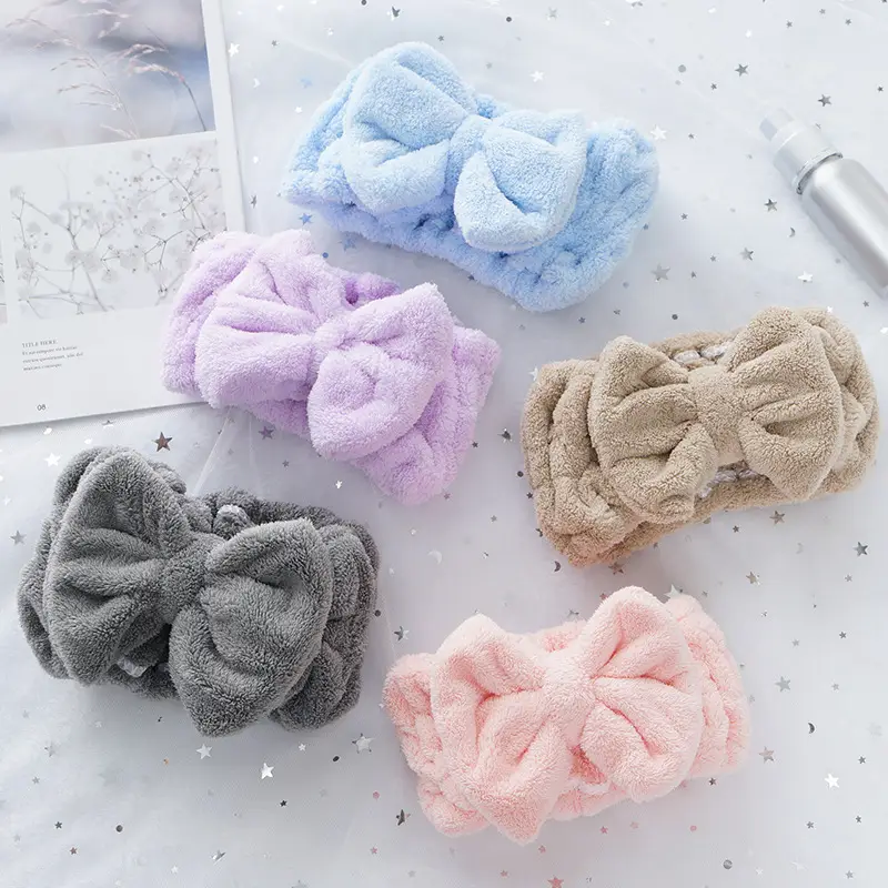 Purple Velvet Bow Hair Band for Women — feature 1