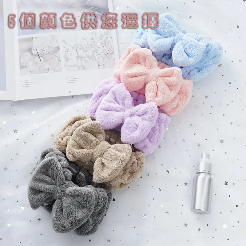 Purple Velvet Bow Hair Band for Women — feature 2