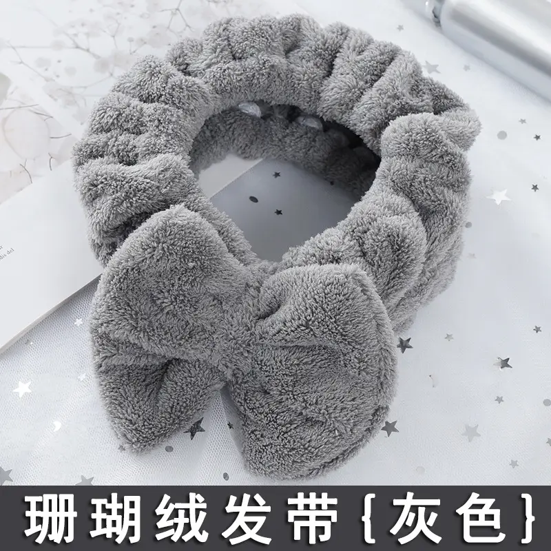 Purple Velvet Bow Hair Band for Women — feature 6