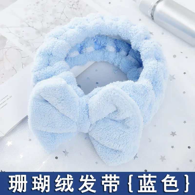 Purple Velvet Bow Hair Band for Women - Image 2